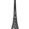 Torre Eiffel, Parigi, in legno mdf effetto legno chiaro altezza 1,2 metri