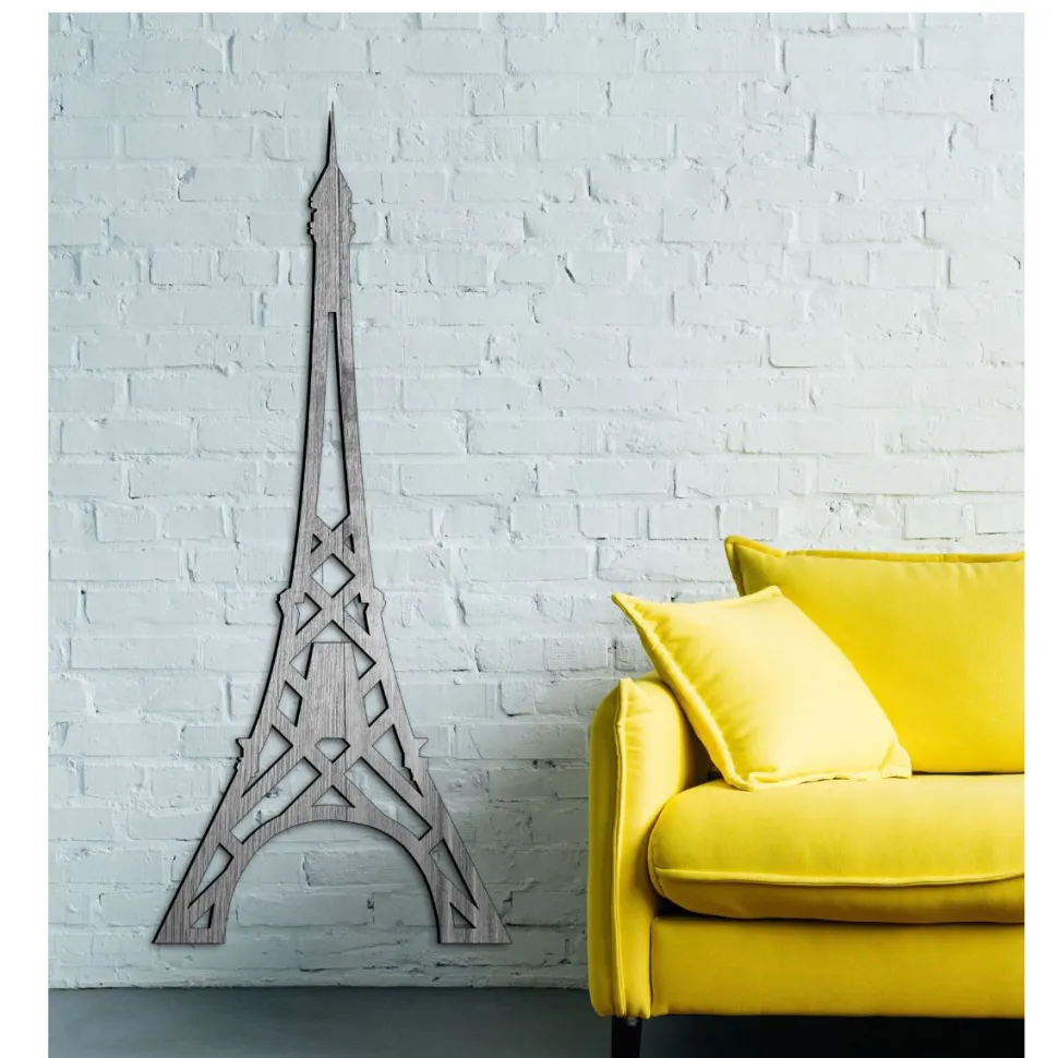 Torre Eiffel, Parigi, in legno sbiancato altezza 1,2 metri